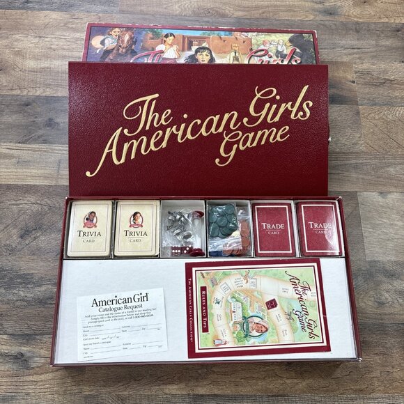 Pleasant Company American Girl Board Game Trivia Trade Trip Through Time 1999 - Picture 2 of 13